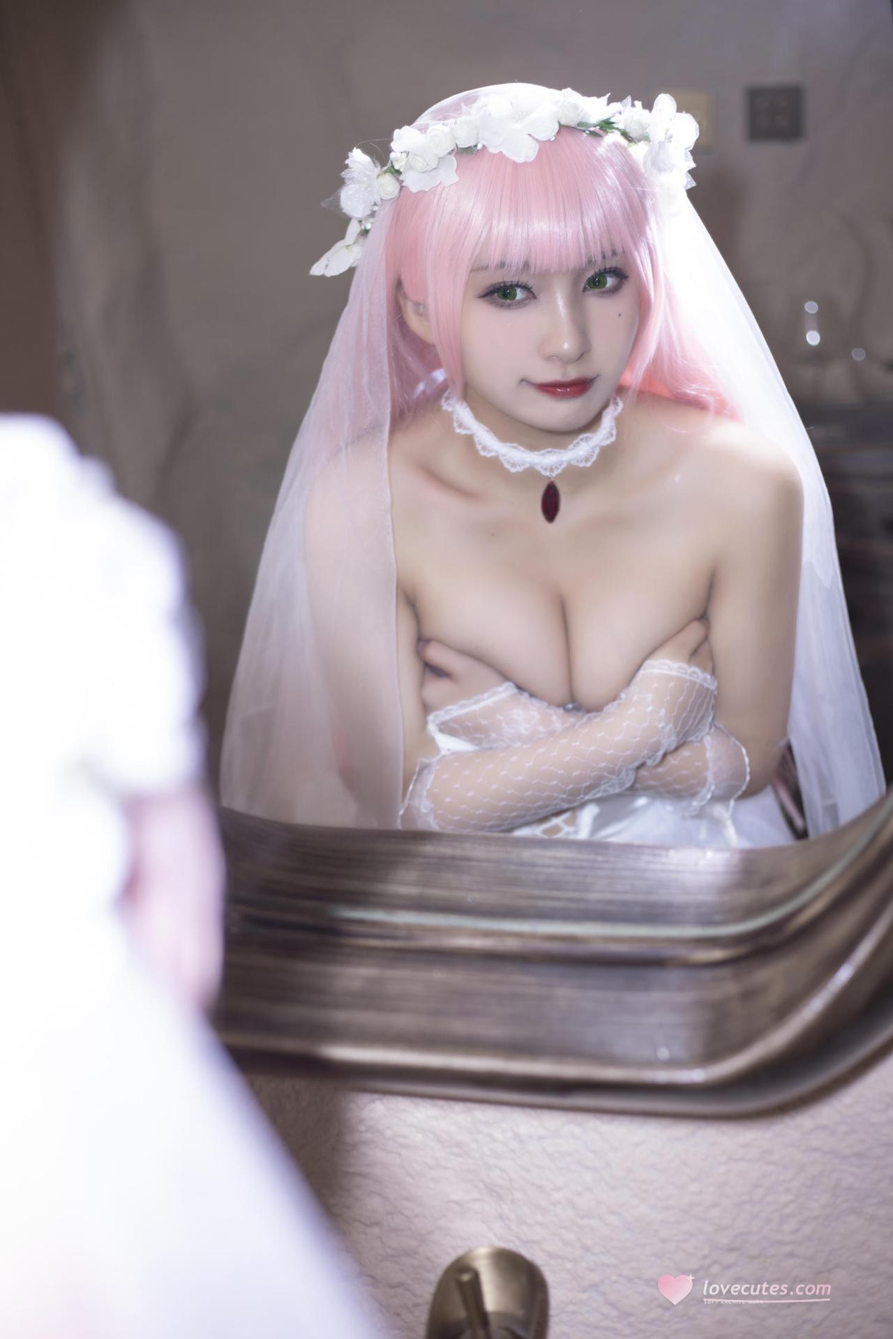 [cosplay] 洛璃LoLiSAMA - 02花嫁：角色还原美腿大尺度 63P