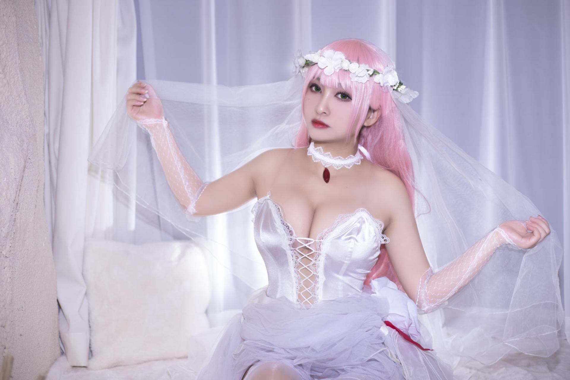 [Cosplay] LoLiSAMA - Zero Two bridal dress 63P