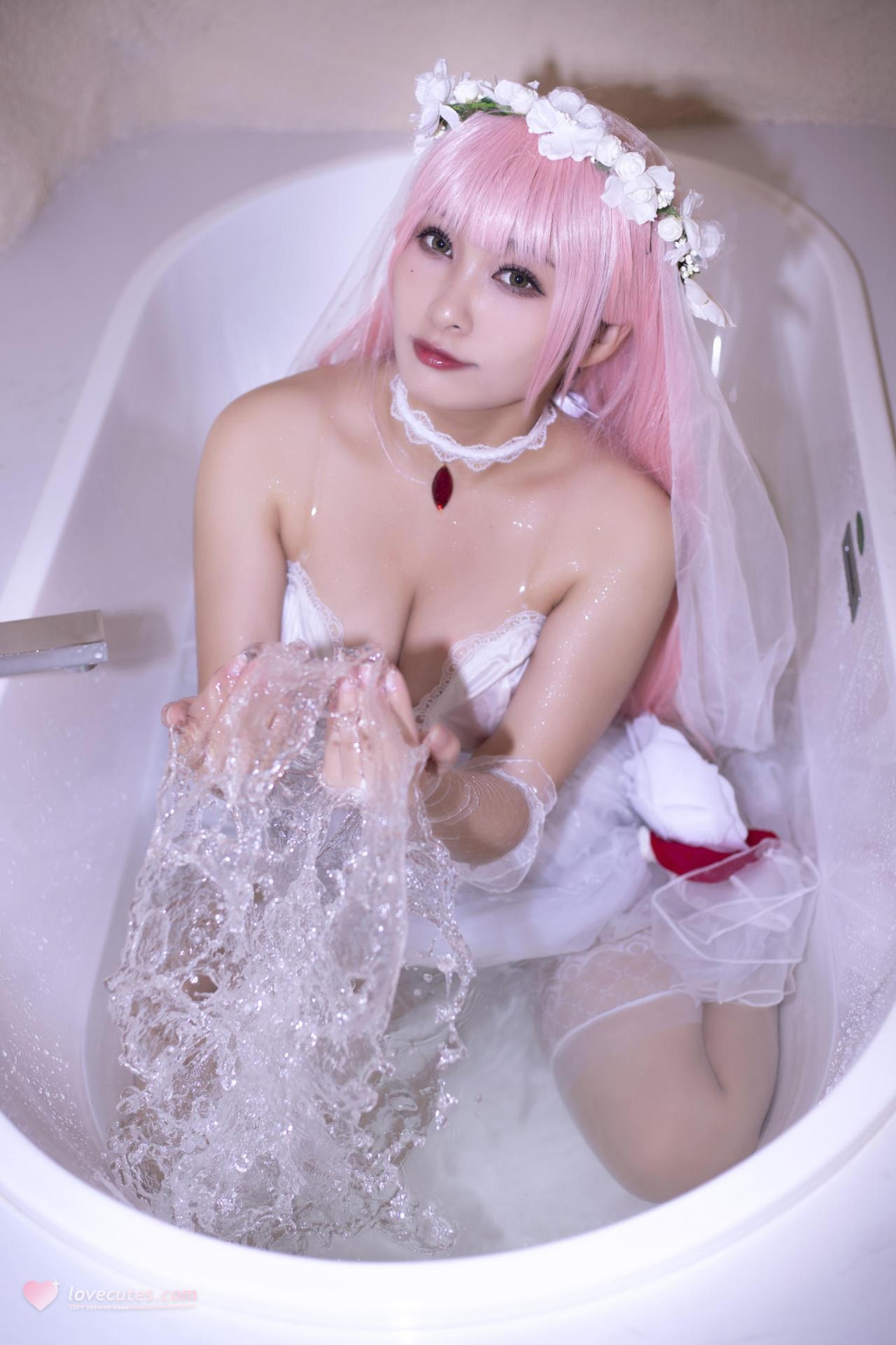 [Cosplay] LoLiSAMA - Zero Two bridal dress 63P