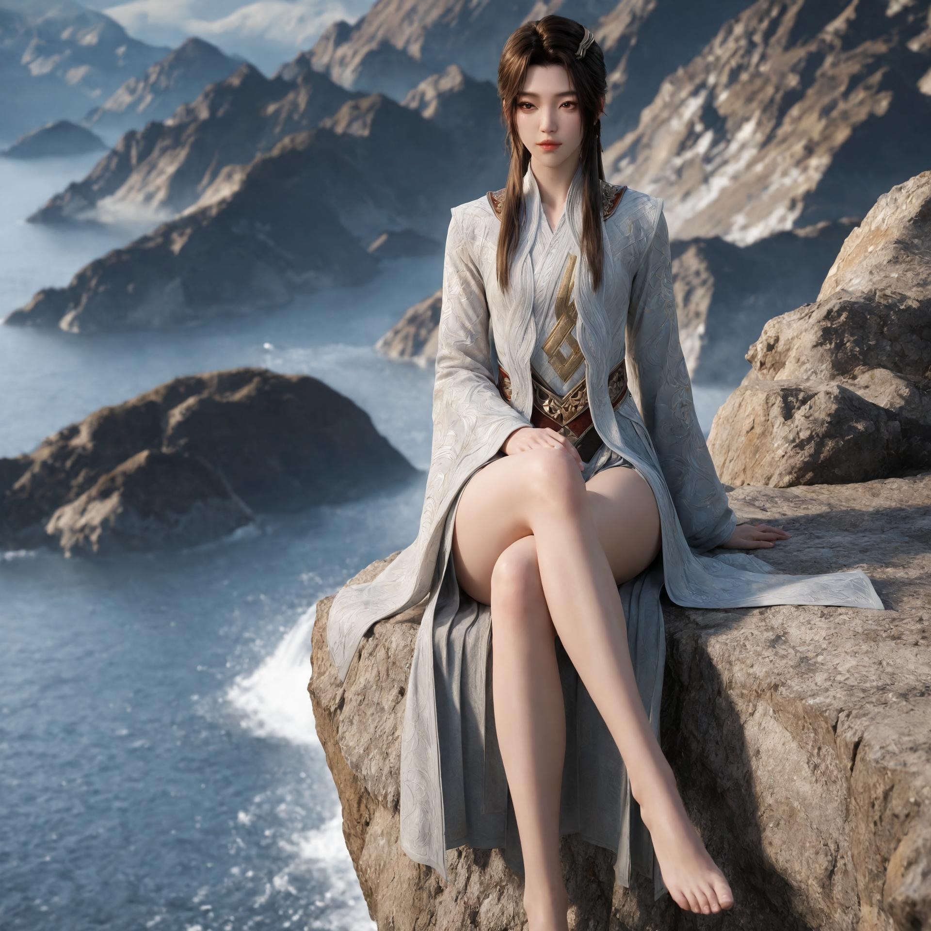 AI Porn - A Record of a Mortal Journey Ling Yuling Shackled Fantasy Nude Gallery 330P