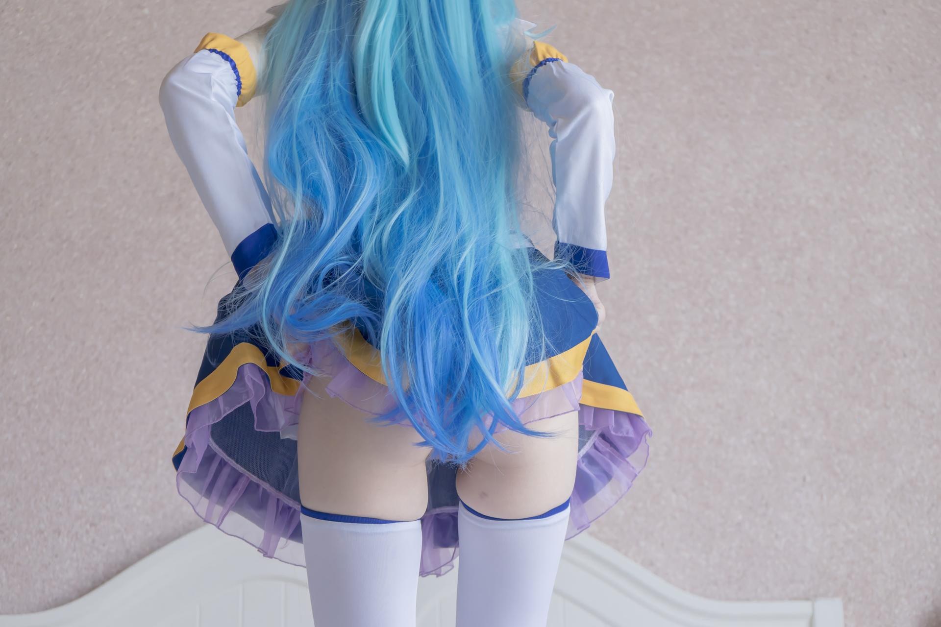 [コスプレ] Shaonv Yinghua - Aqua: 大胆な構成 露出表現 ヒップライン 写真集 80P