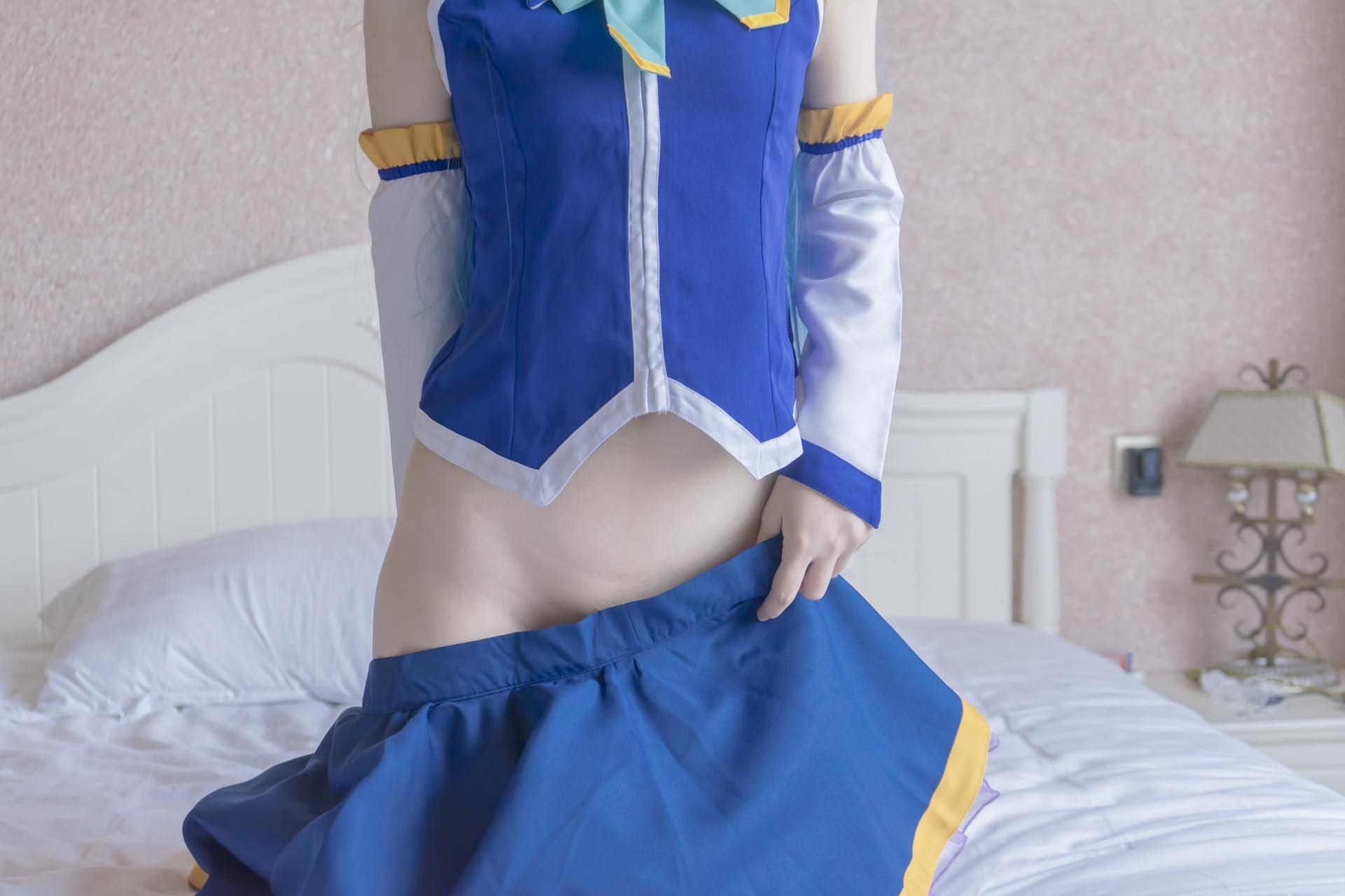 [คอสเพลย์] Shaonv Yinghua - Aqua: งานภาพผู้ใหญ่ รายละเอียดเปลือยท่อนบน สะโพกเด่น ชุดภาพ 80P