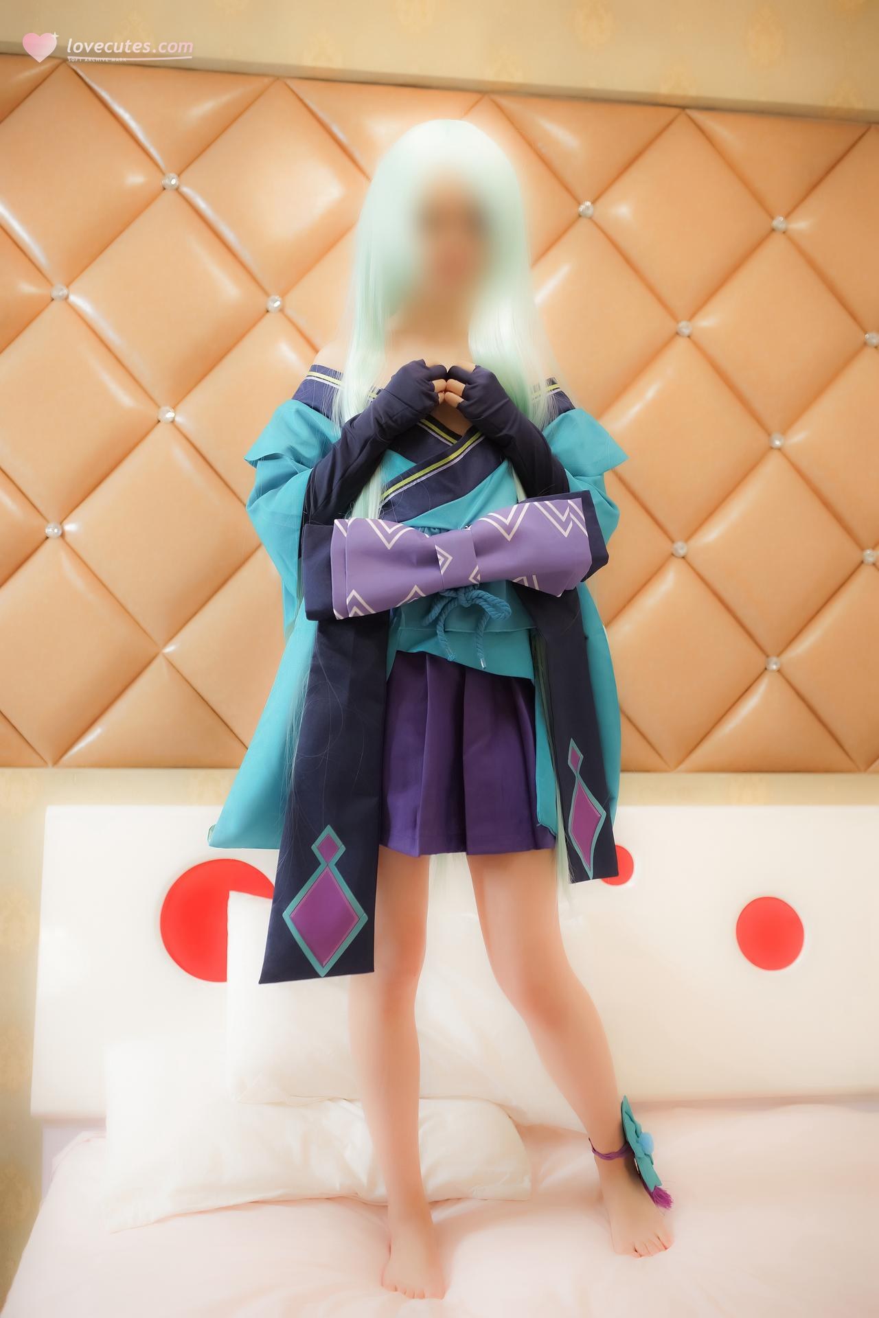 [cosplay] 少女映画 - 青行灯：翘臀蕾丝内衣大尺度角色还原 104P