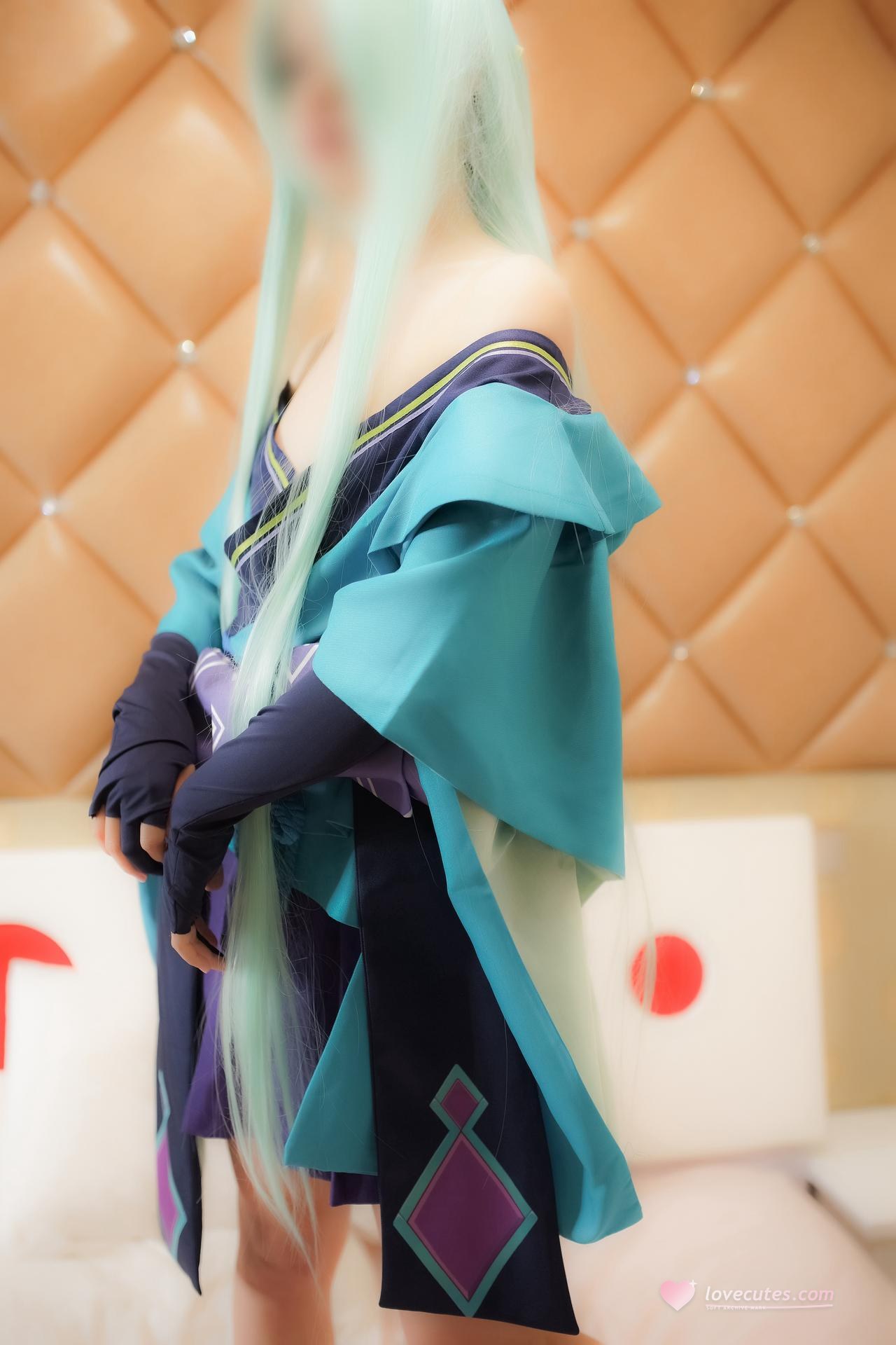 [cosplay] 少女映画 - 青行灯：翘臀蕾丝内衣大尺度角色还原 104P