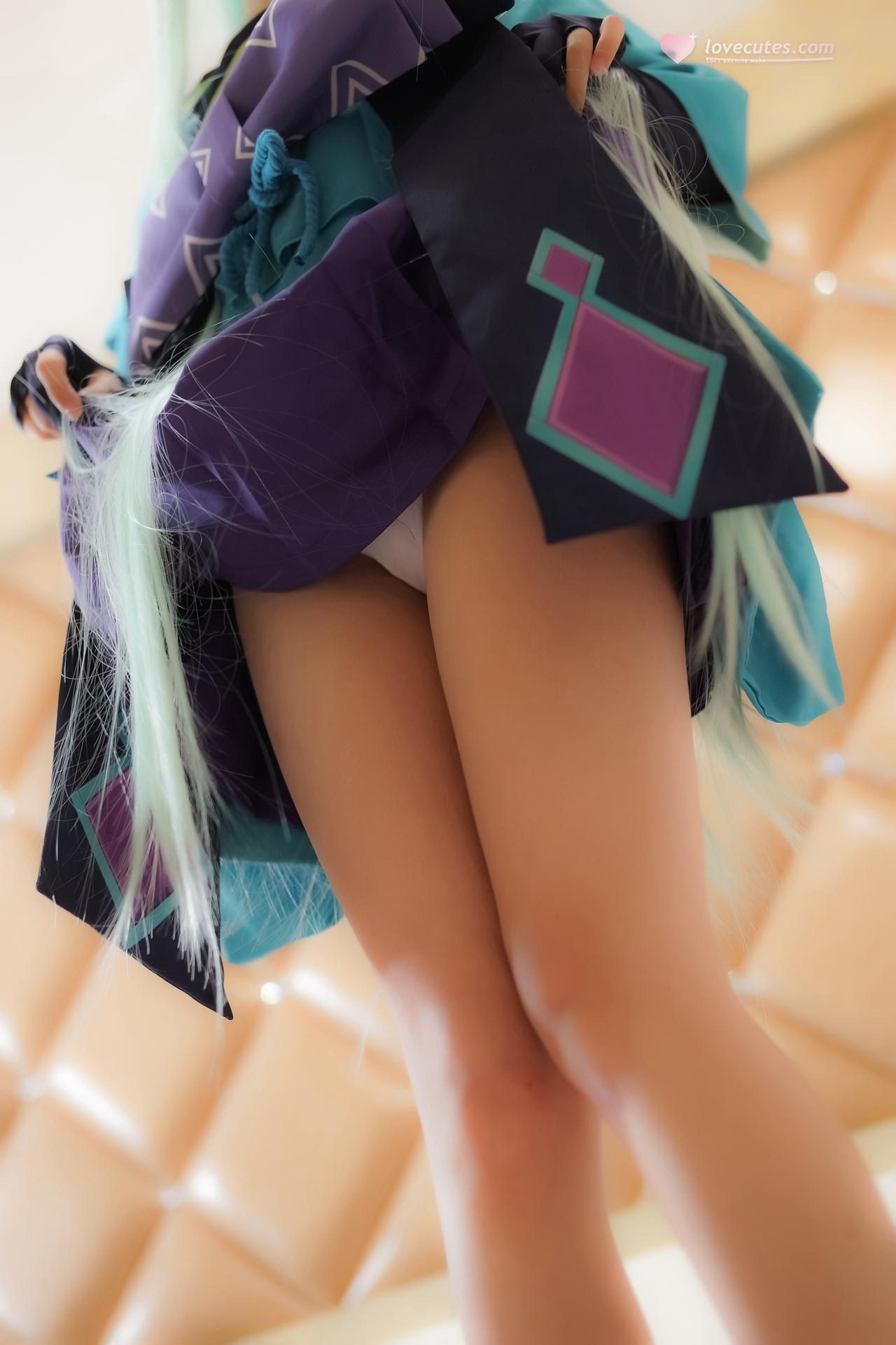 [Cosplay] Shaonv Yinghua - Aoandon: adult styling topless details curvy hips photo set 104P