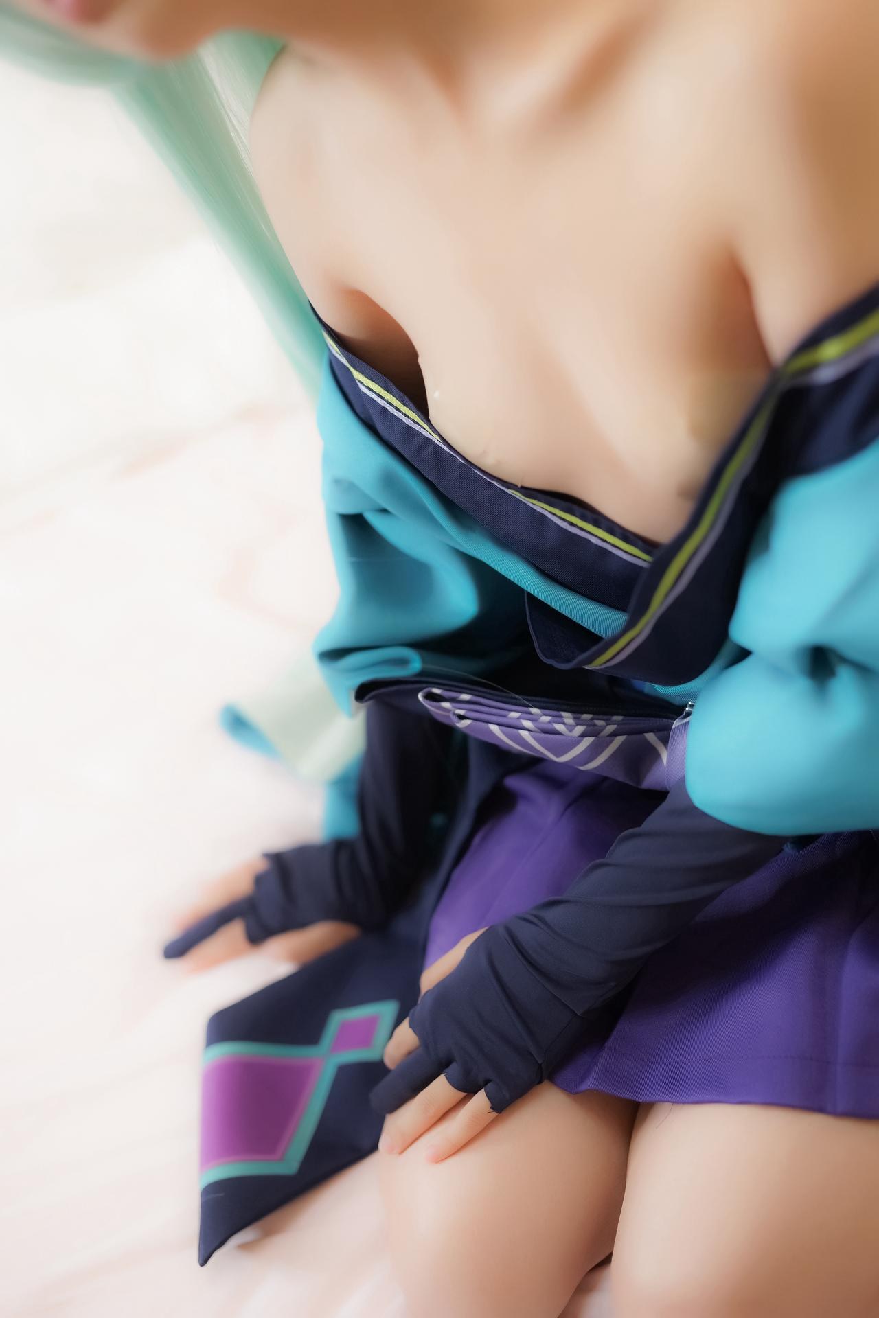 [Cosplay] Shaonv Yinghua - Aoandon: adult styling topless details curvy hips photo set 104P