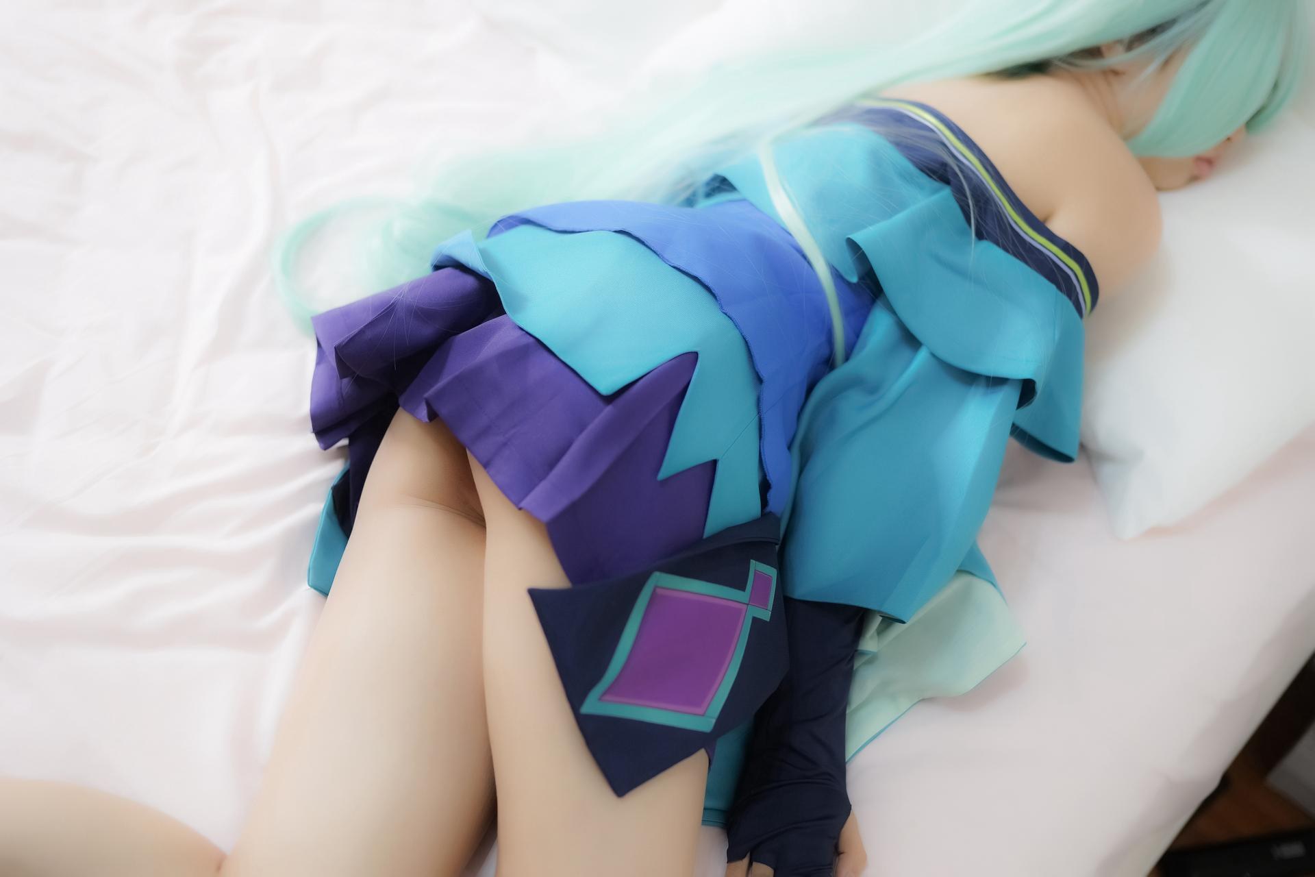 [cosplay] 少女映畫 - 青行燈：翹臀蕾絲內衣大尺度角色還原 104P