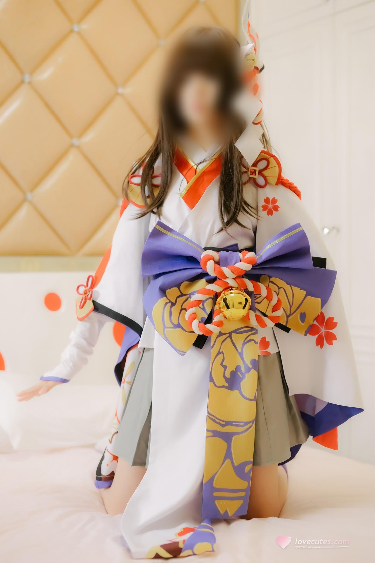 [cosplay] 少女映画 - 阴阳师 雪女：翘臀露穴学生装大尺度角色还原 96P