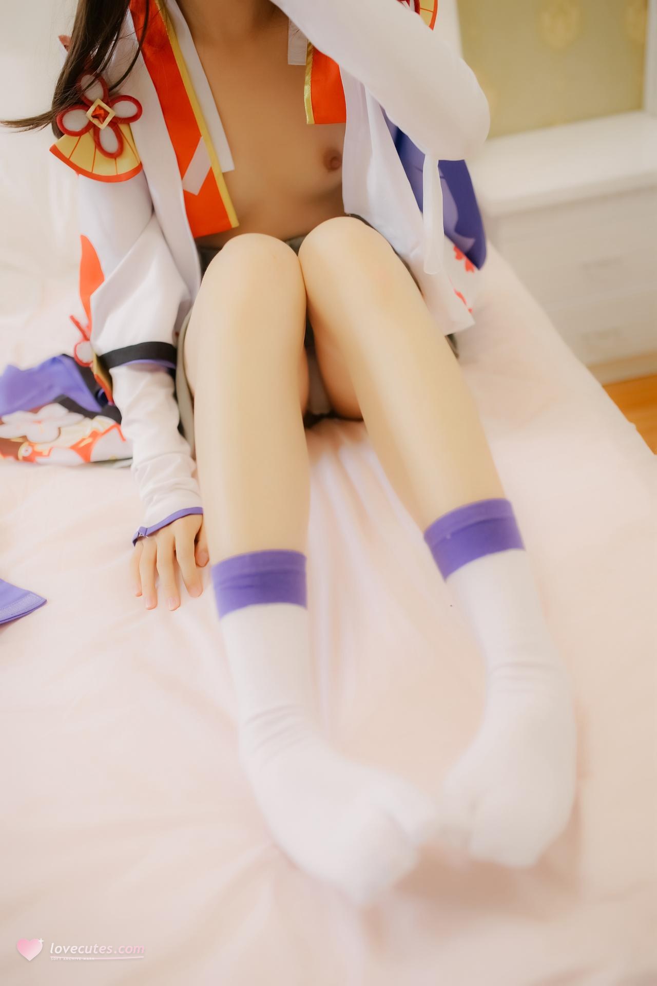 [コスプレ] Shaonv Yinghua - Onmyoji Yuki Onna: 大胆な構成 露出表現 ヒップライン 写真集 96P
