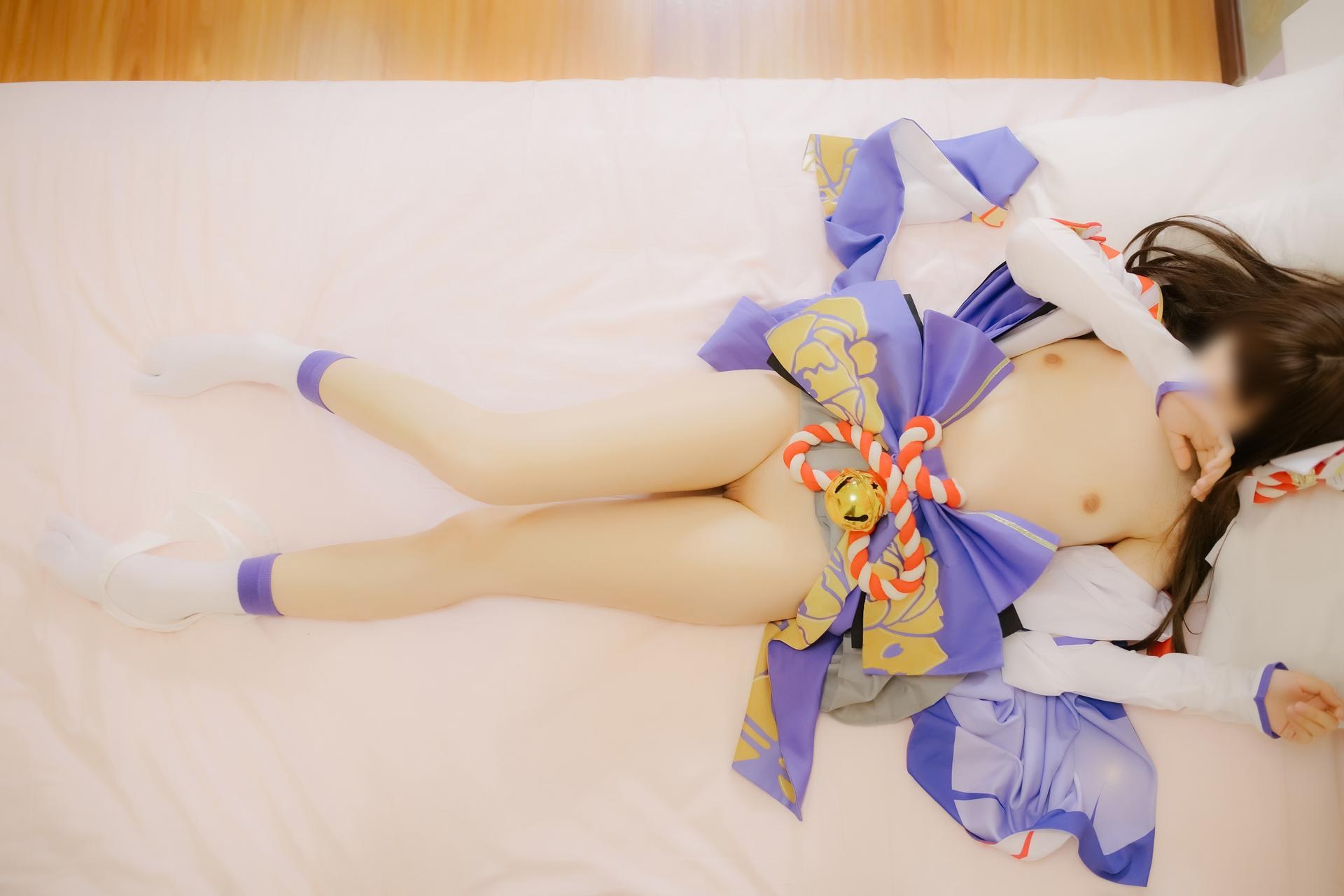 [คอสเพลย์] Shaonv Yinghua - Onmyoji Yuki Onna: งานภาพผู้ใหญ่ รายละเอียดเปลือยท่อนบน สะโพกเด่น ชุดภาพ 96P