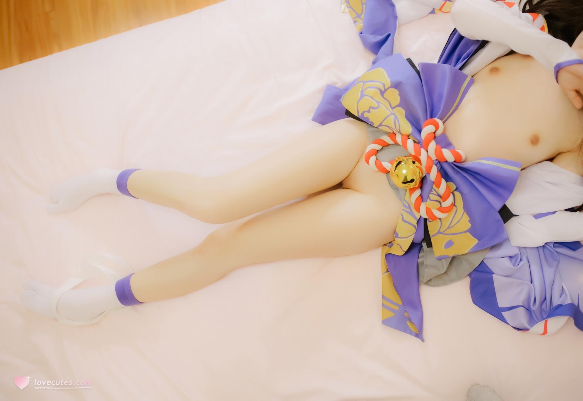 [คอสเพลย์] Shaonv Yinghua - Onmyoji Yuki Onna: งานภาพผู้ใหญ่ รายละเอียดเปลือยท่อนบน สะโพกเด่น ชุดภาพ 96P