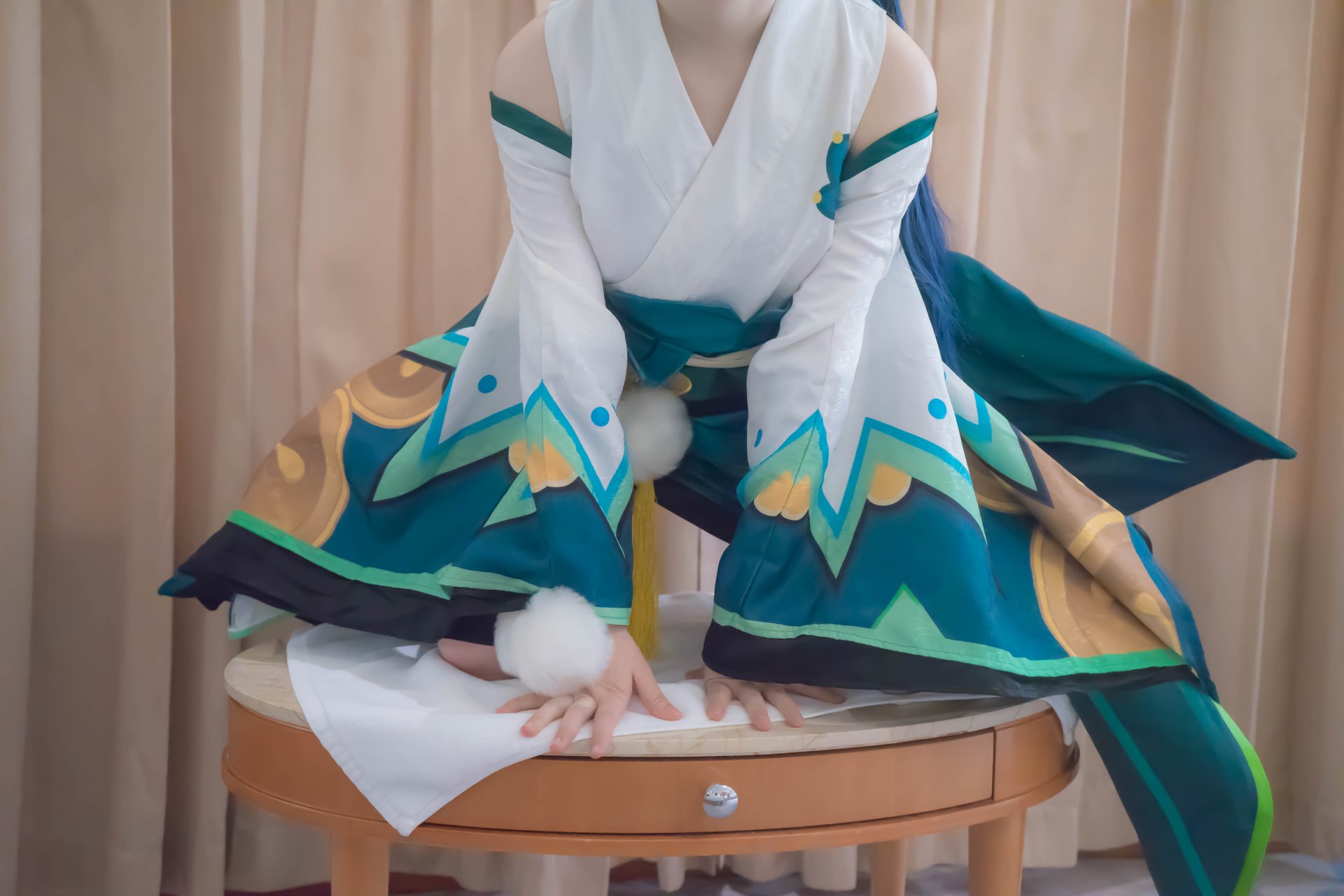 [コスプレ] Shaonv Yinghua - Onmyoji Hotarugusa: 大胆な構成 露出表現 ヒップライン 写真集 91P1V