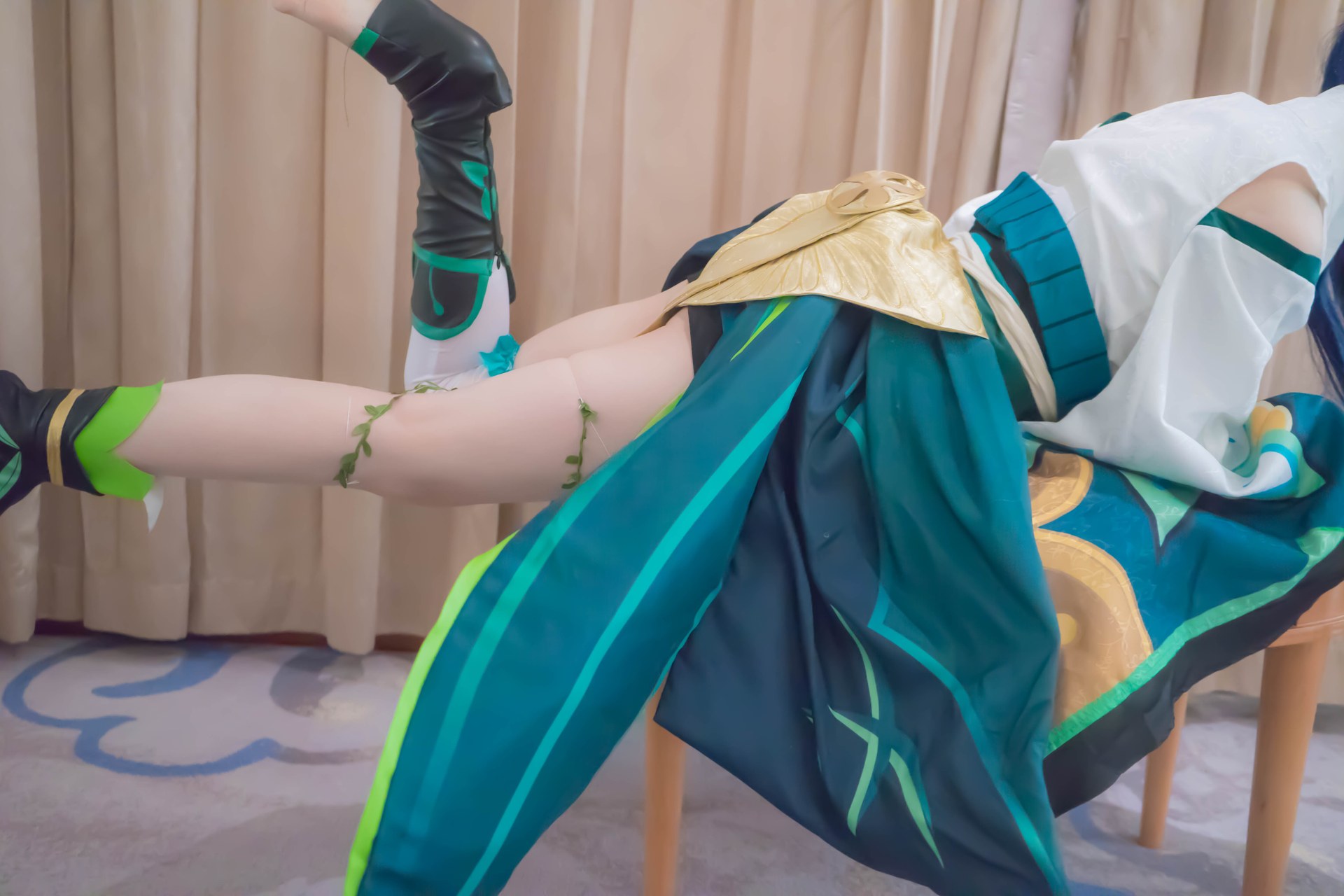 [コスプレ] Shaonv Yinghua - Onmyoji Hotarugusa: 大胆な構成 露出表現 ヒップライン 写真集 91P1V