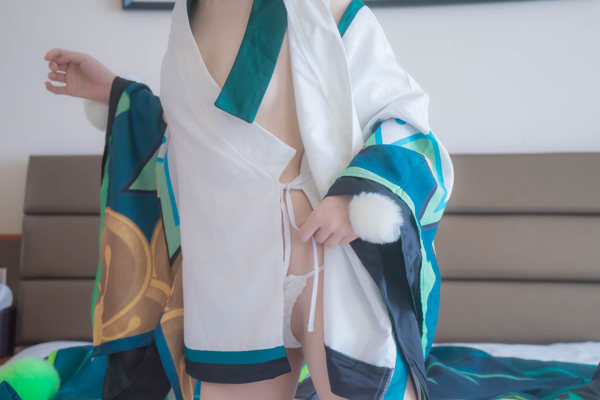 [Cosplay] Shaonv Yinghua - Onmyoji Hotarugusa: adult styling topless details curvy hips photo set 91P1V