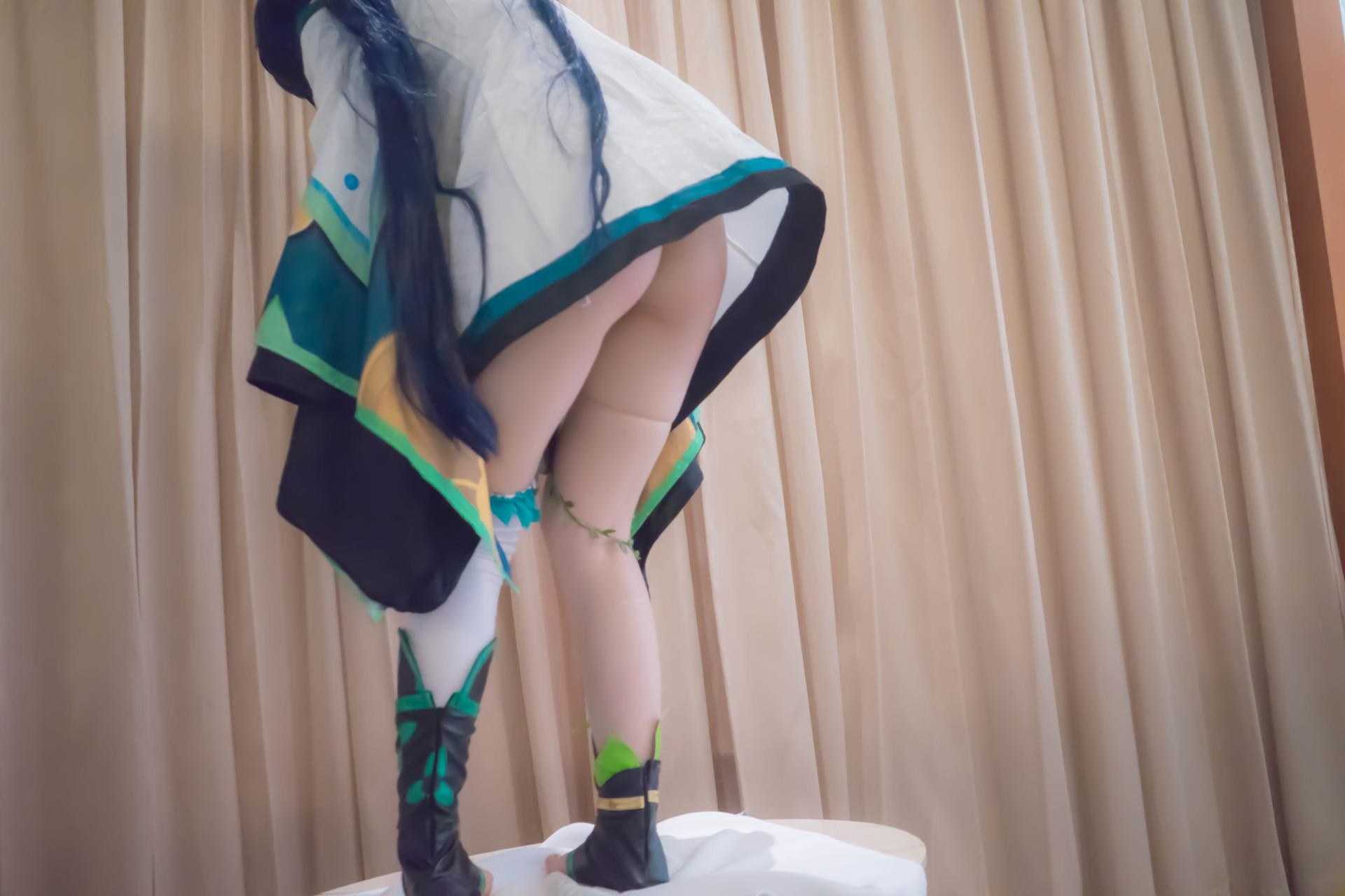[คอสเพลย์] Shaonv Yinghua - Onmyoji Hotarugusa: งานภาพผู้ใหญ่ รายละเอียดเปลือยท่อนบน สะโพกเด่น ชุดภาพ 91P1V