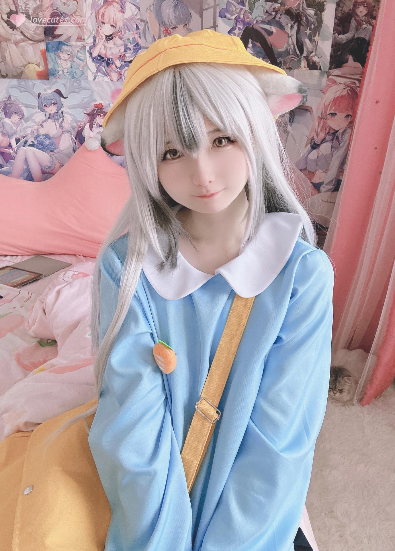 [cosplay] 习呆呆 - ココナ：白丝露点角色写真 18P1V
