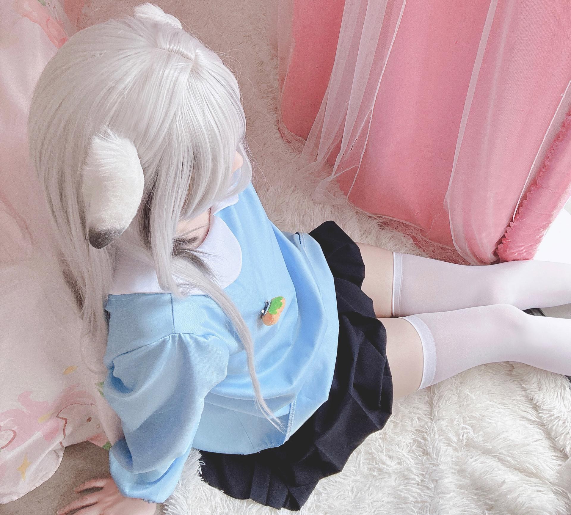 [cosplay] 习呆呆 - ココナ：白丝露点角色写真 18P1V