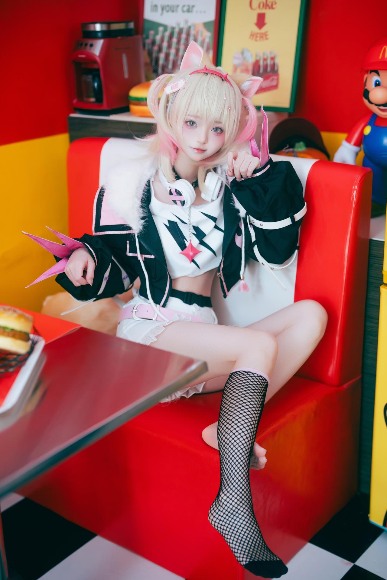 [Cosplay] Irisuare( - Red White Kemonomimi Video 23P1V
