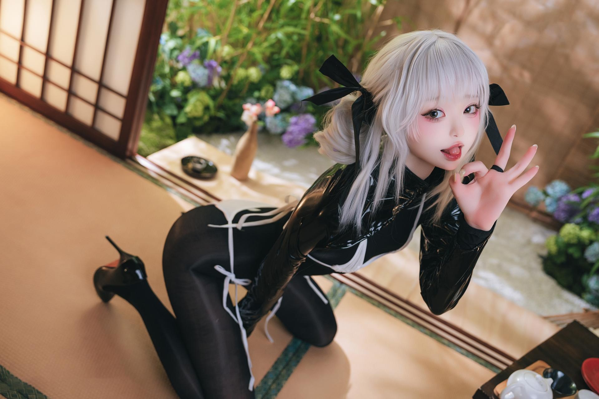 [Cosplay] Irisuare( - Black Stocking Bunny 17P