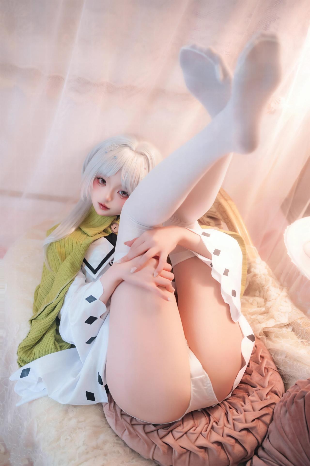 [Cosplay] Irisuare( - Bộ White Hair Elf 20P