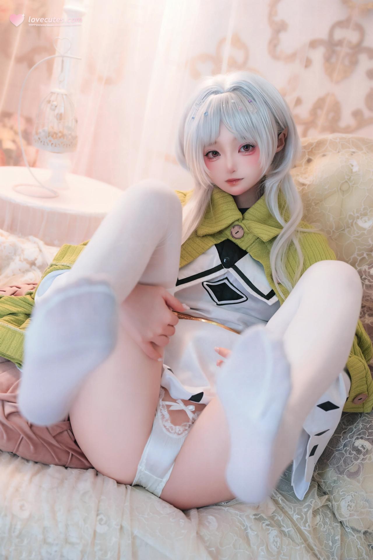 [Cosplay] Irisuare( - Bộ White Hair Elf 20P