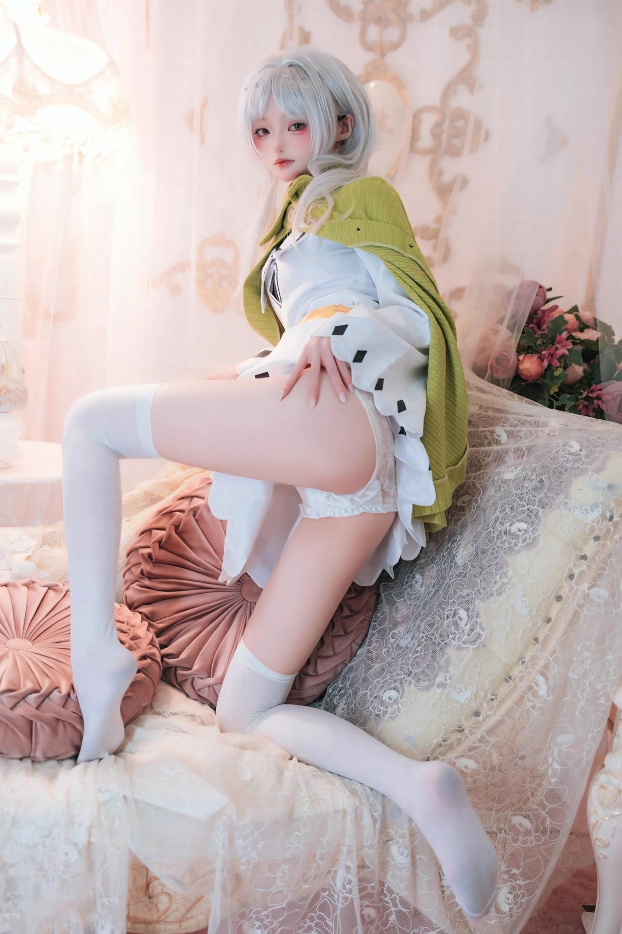 [Cosplay] Irisuare( - Bộ White Hair Elf 20P