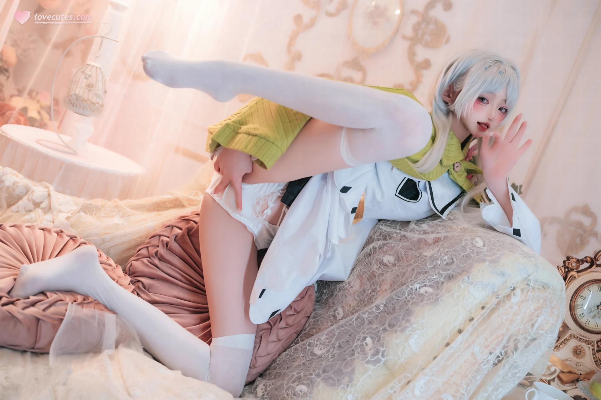 [Cosplay] Irisuare( - Bộ White Hair Elf 20P