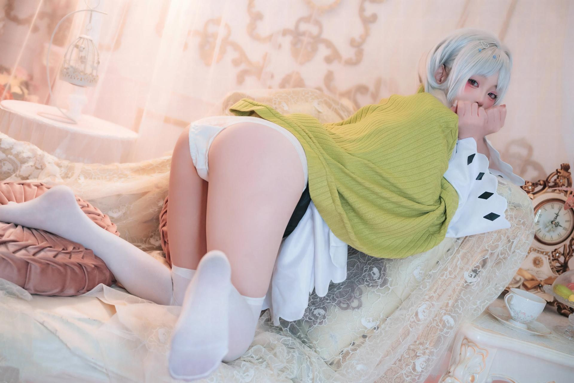 [Cosplay] Irisuare( - Bộ White Hair Elf 20P