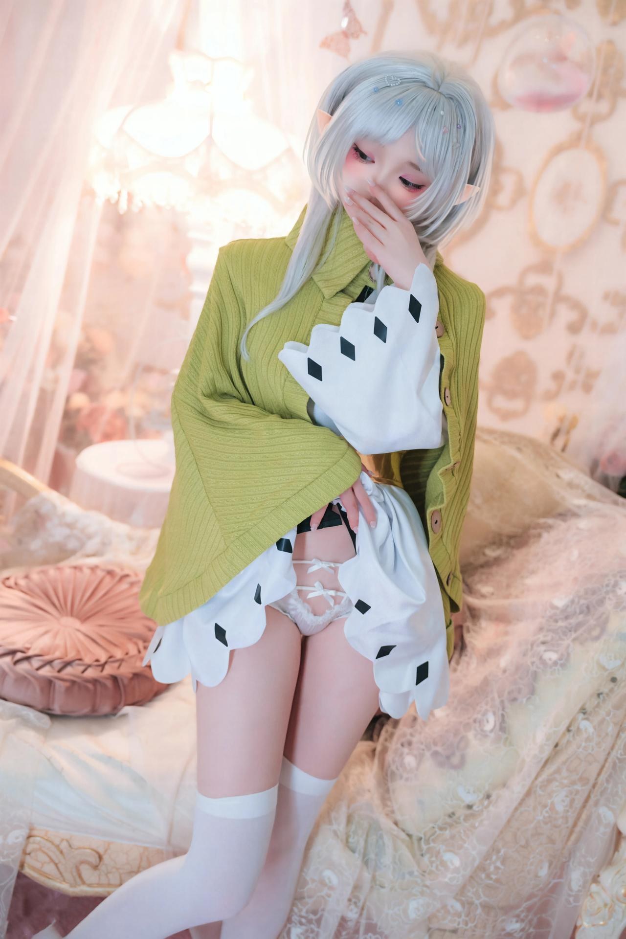 [Cosplay] Irisuare( - Bộ White Hair Elf 20P
