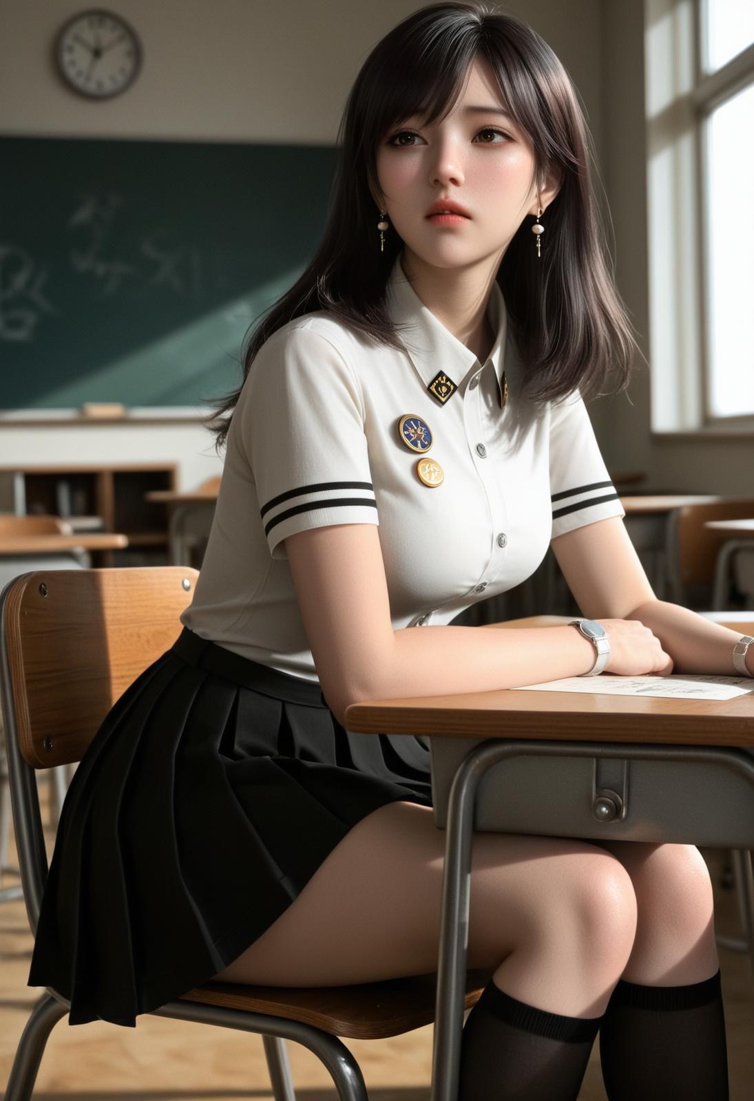 AI Porn - 吞噬星空 徐欣：校服白丝教室露穴图集 246P