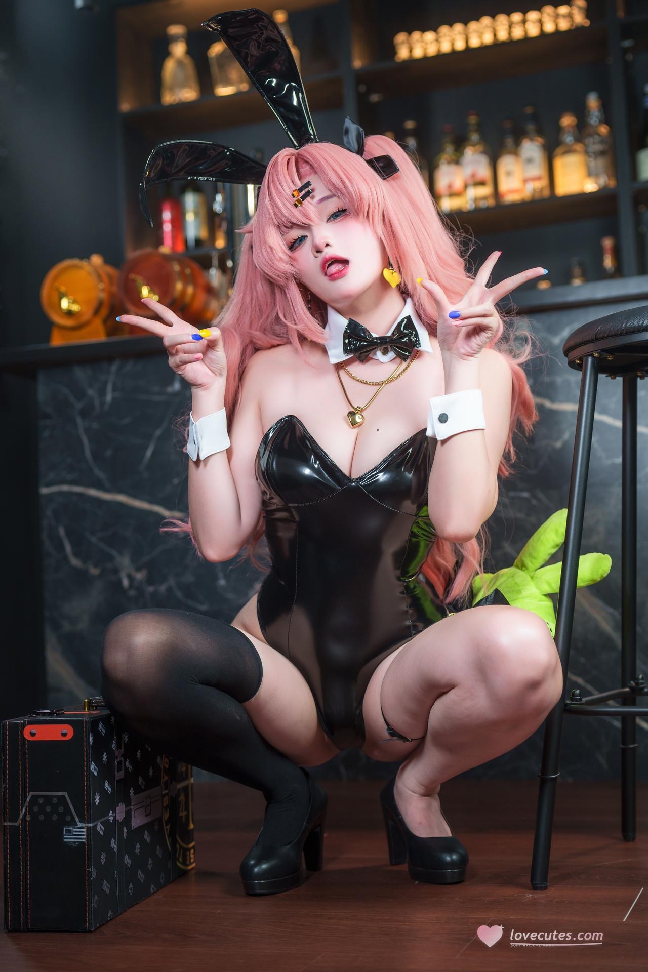 Xiaoyukiko小鱼 - Nicole兔女郎私房 写真セット 24P