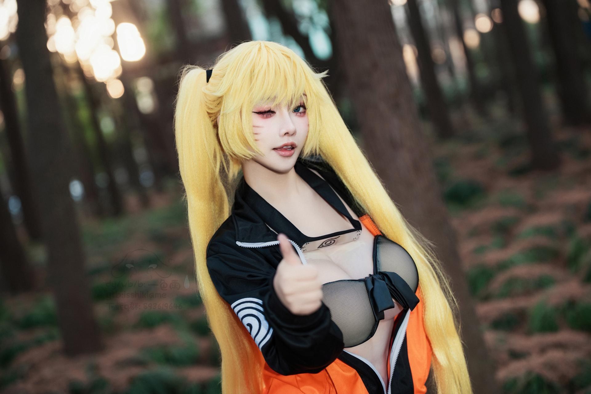 一色雨 - 漩涡鸣人色诱之术视频 写真セット 41P1V