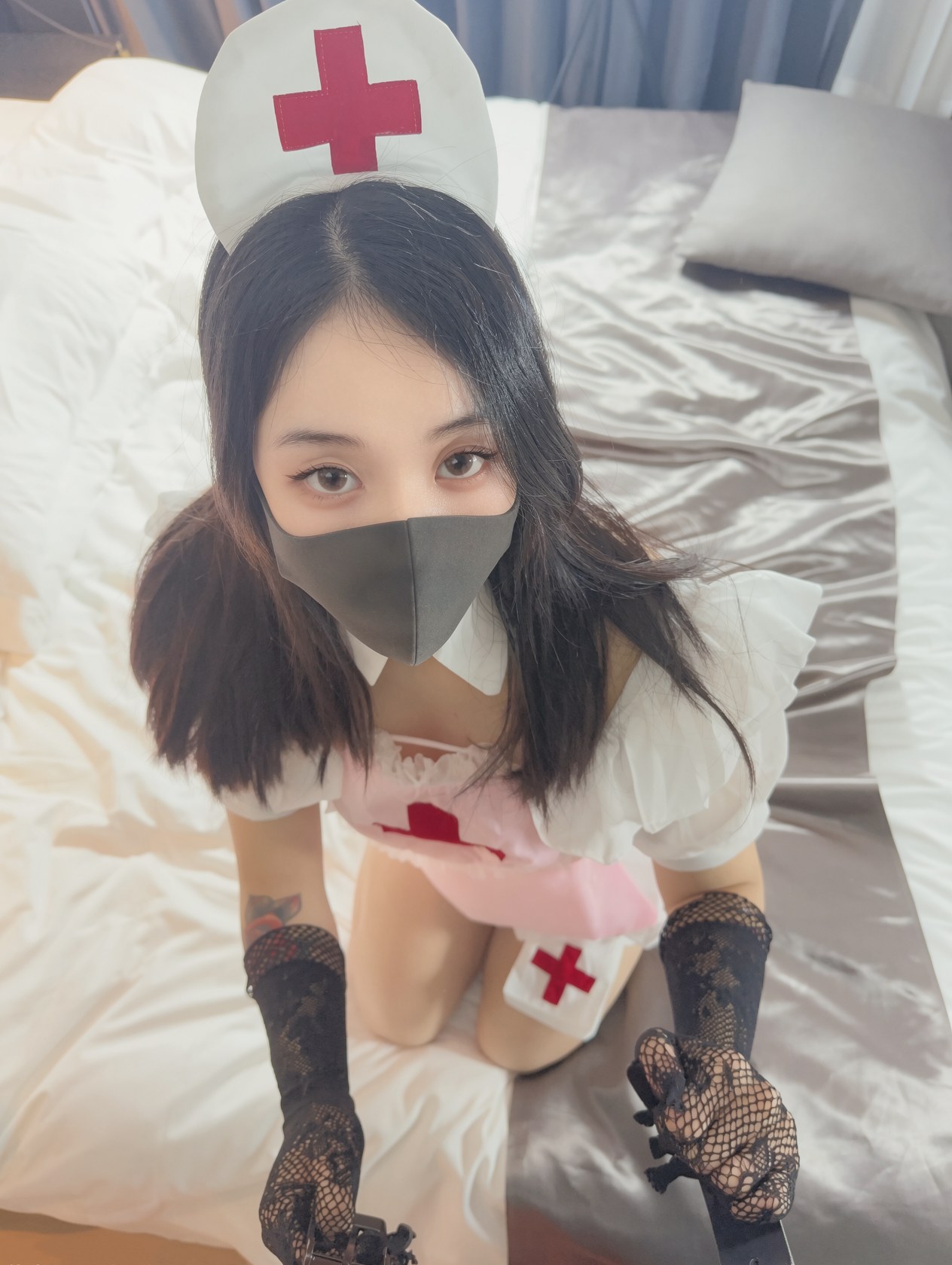 [Ảnh riêng] Angel.Tina - Bộ nội y trên giường cho gói đăng ký 277P