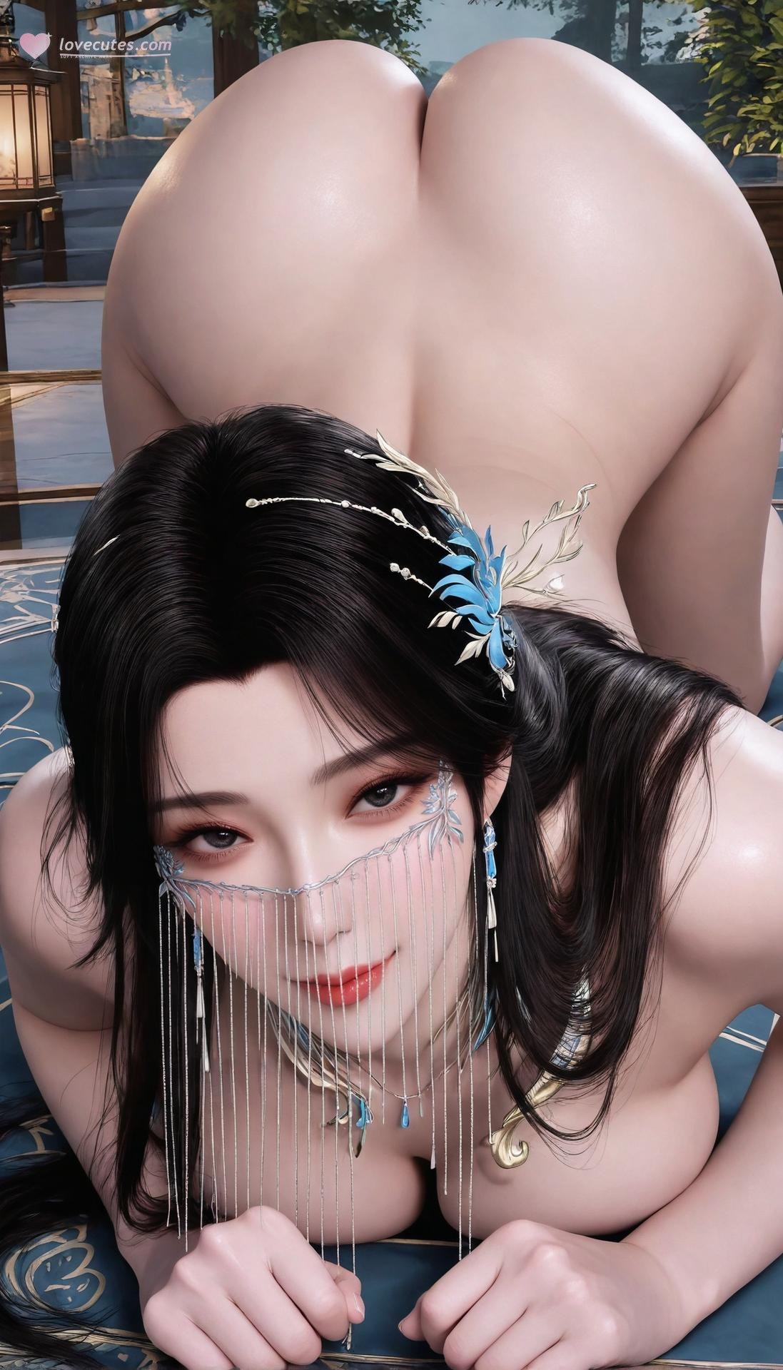 AI Porn - อันเหมี่ยวอี Shrouding the Heavens ผ้าคลุมขาว แกลเลอรีผู้ใหญ่ AI 412P