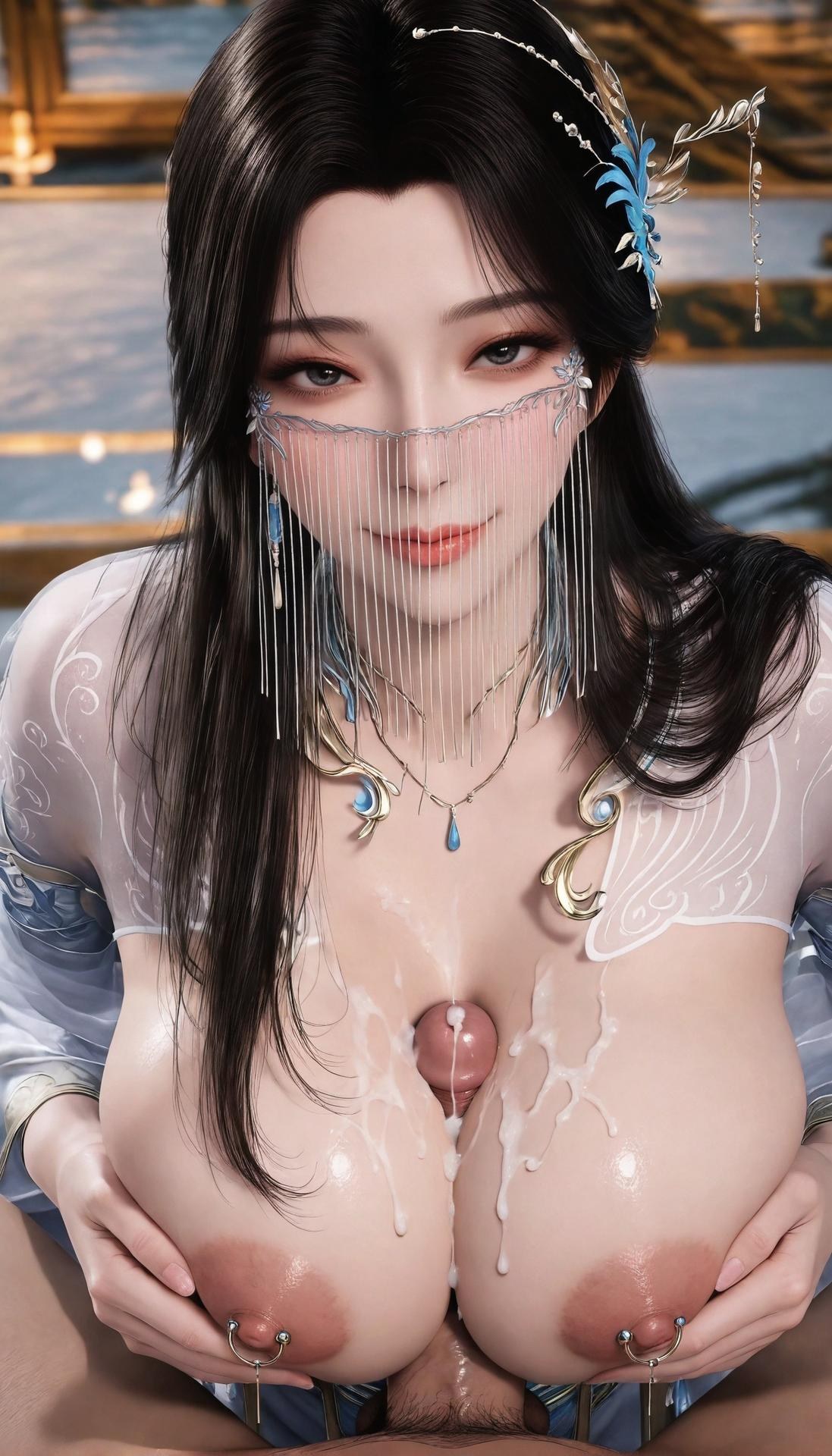 AI Porn - อันเหมี่ยวอี Shrouding the Heavens ผ้าคลุมขาว แกลเลอรีผู้ใหญ่ AI 412P