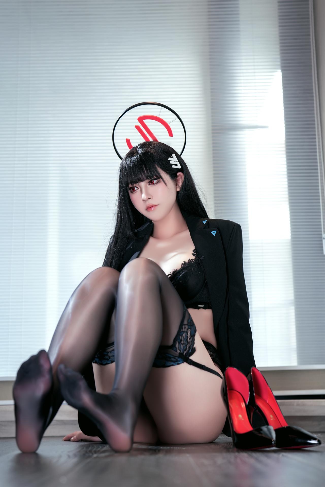 半半子 - 调月莉音内衣OL视频 写真セット 41P3V