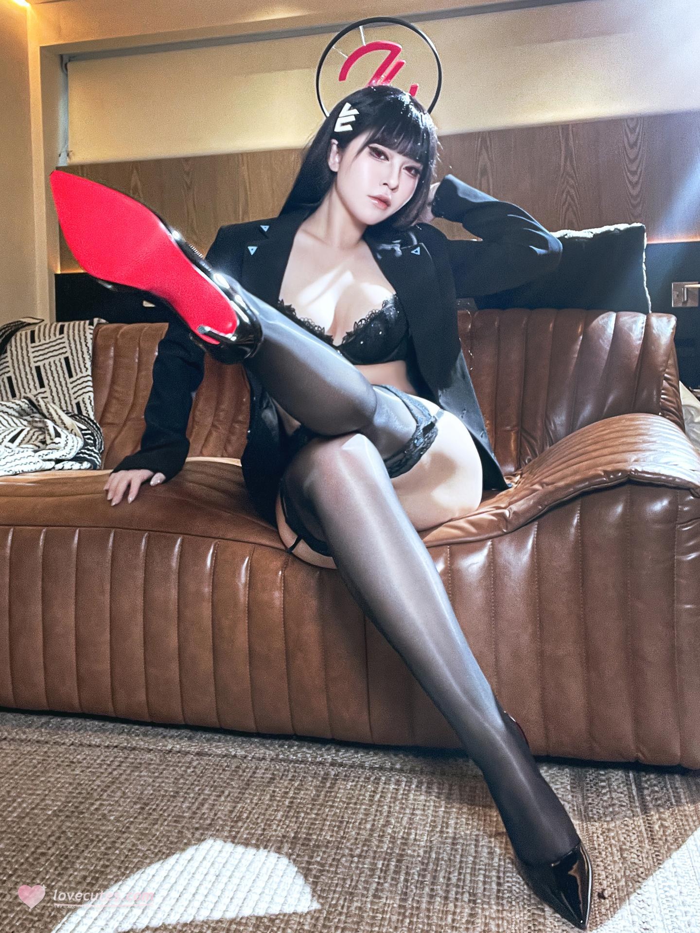 半半子 - 调月莉音内衣OL视频 写真セット 41P3V
