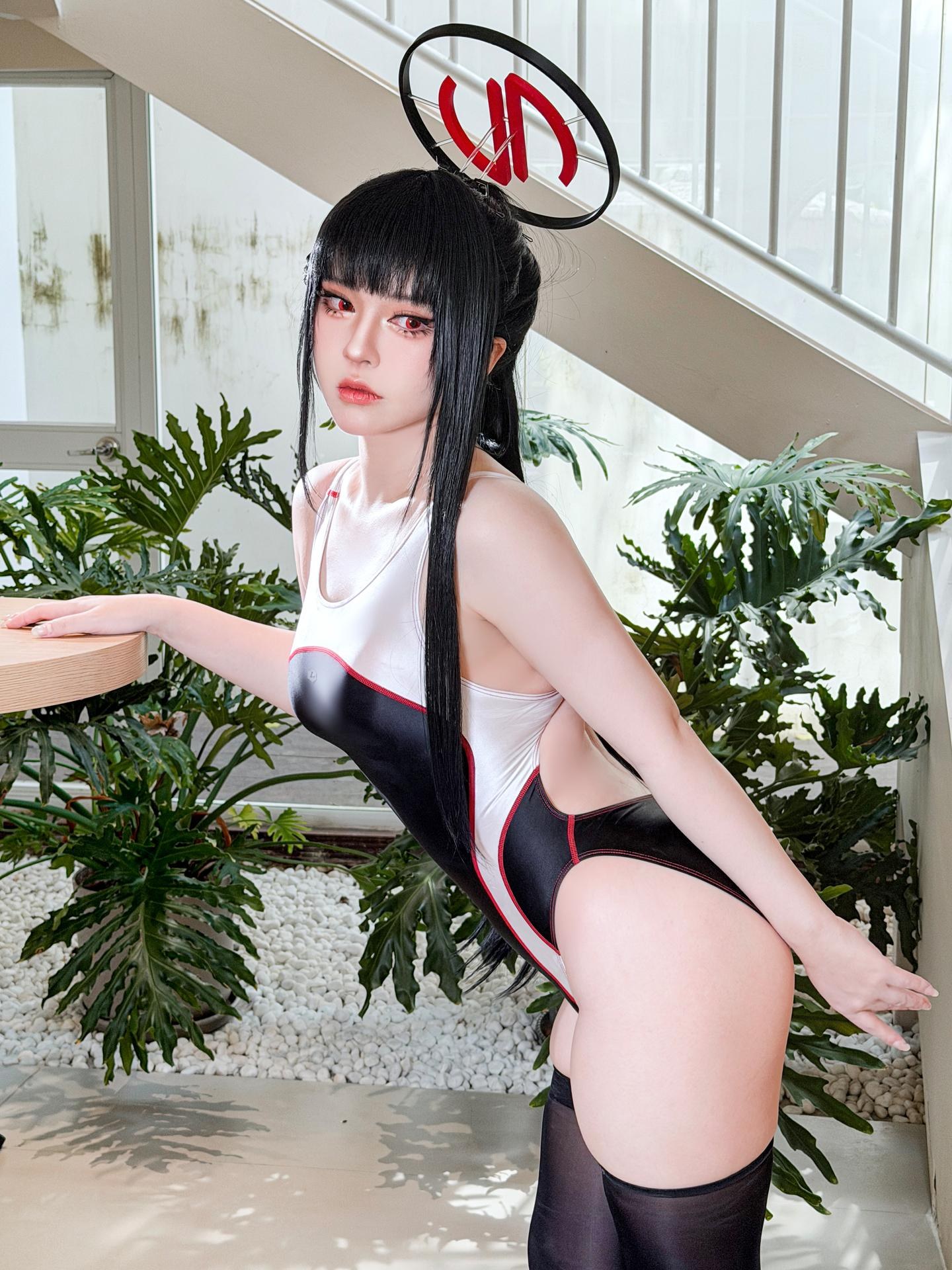 半半子 - 竞泳美腿大尺度 写真セット 64P5V