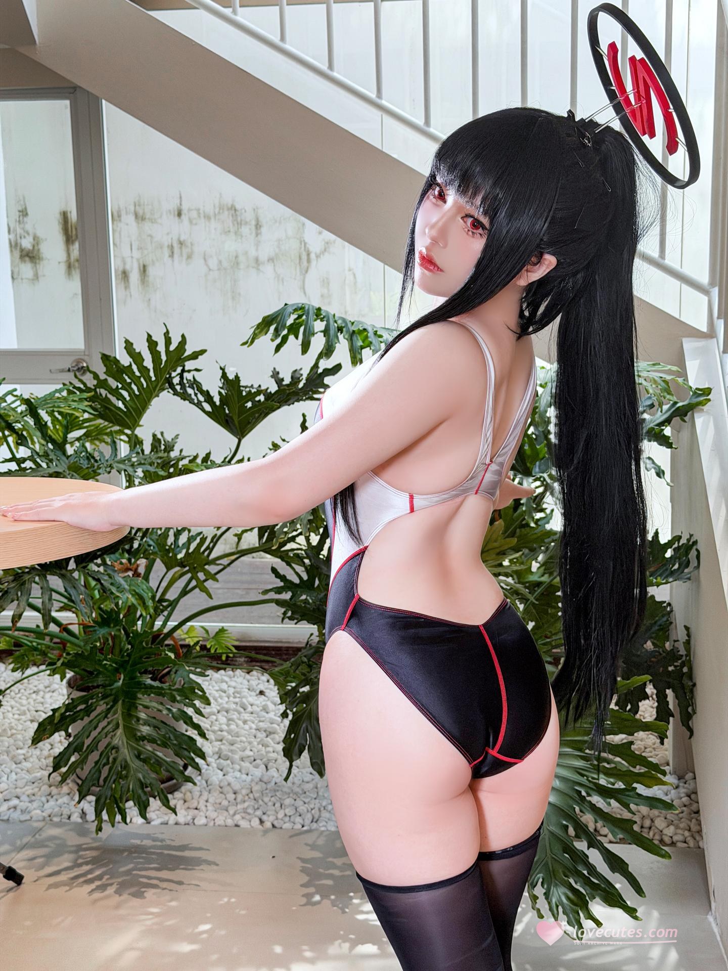 半半子 - 竞泳美腿大尺度 写真セット 64P5V