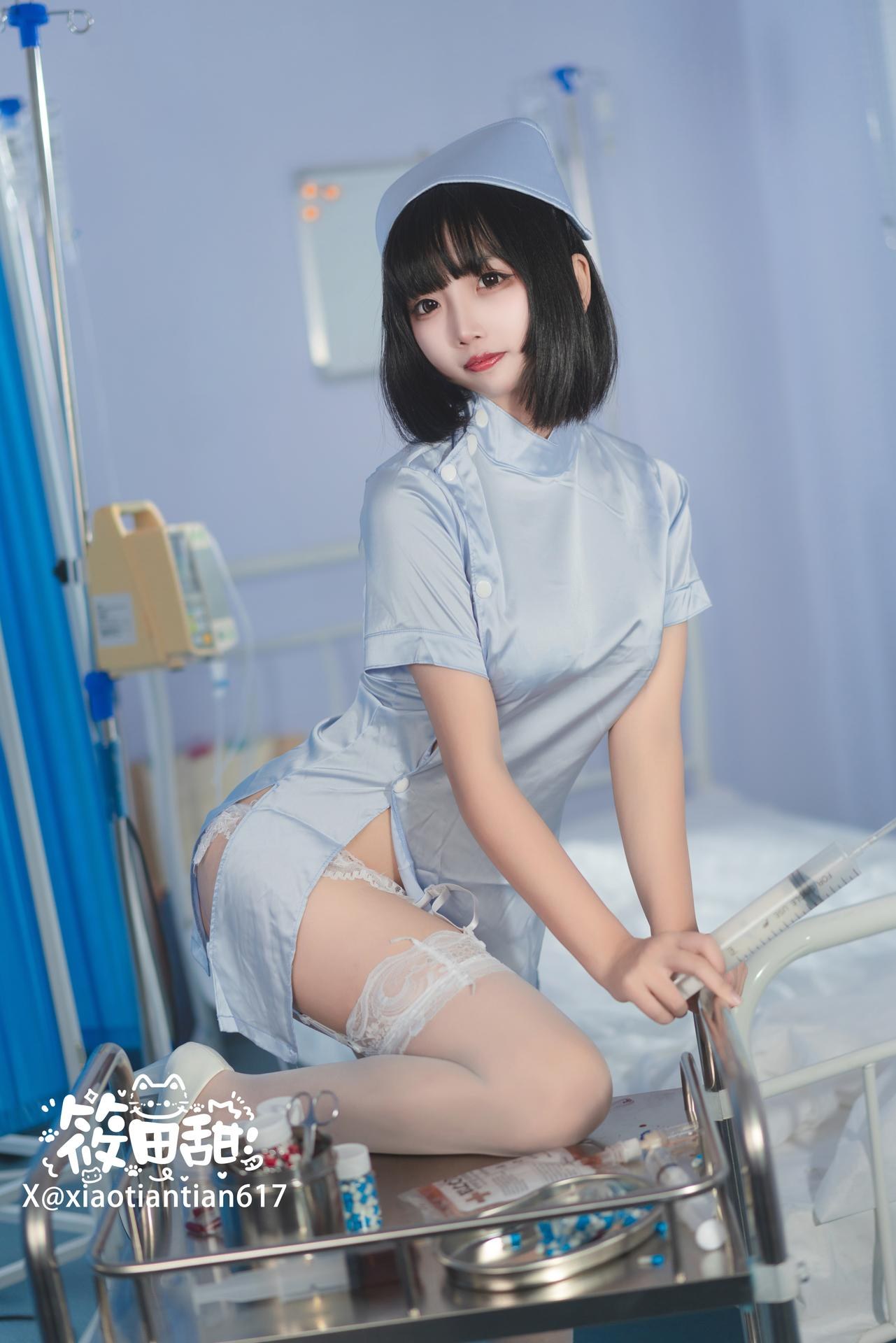 [寫真] 香草奶喵 - 藍護士：藍護士私房 30P