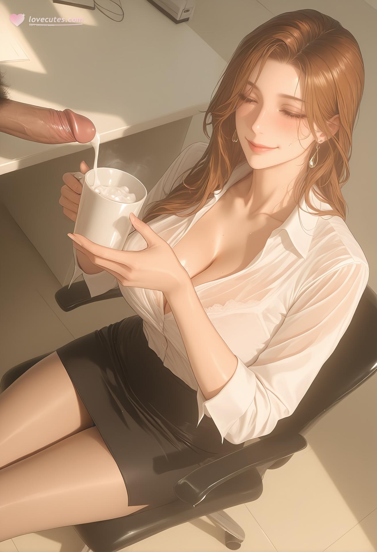 AI Porn - เลขาของคุณชาย เสื้อเชิ้ตขาวออฟฟิศ OL AI ผู้ใหญ่ 149P