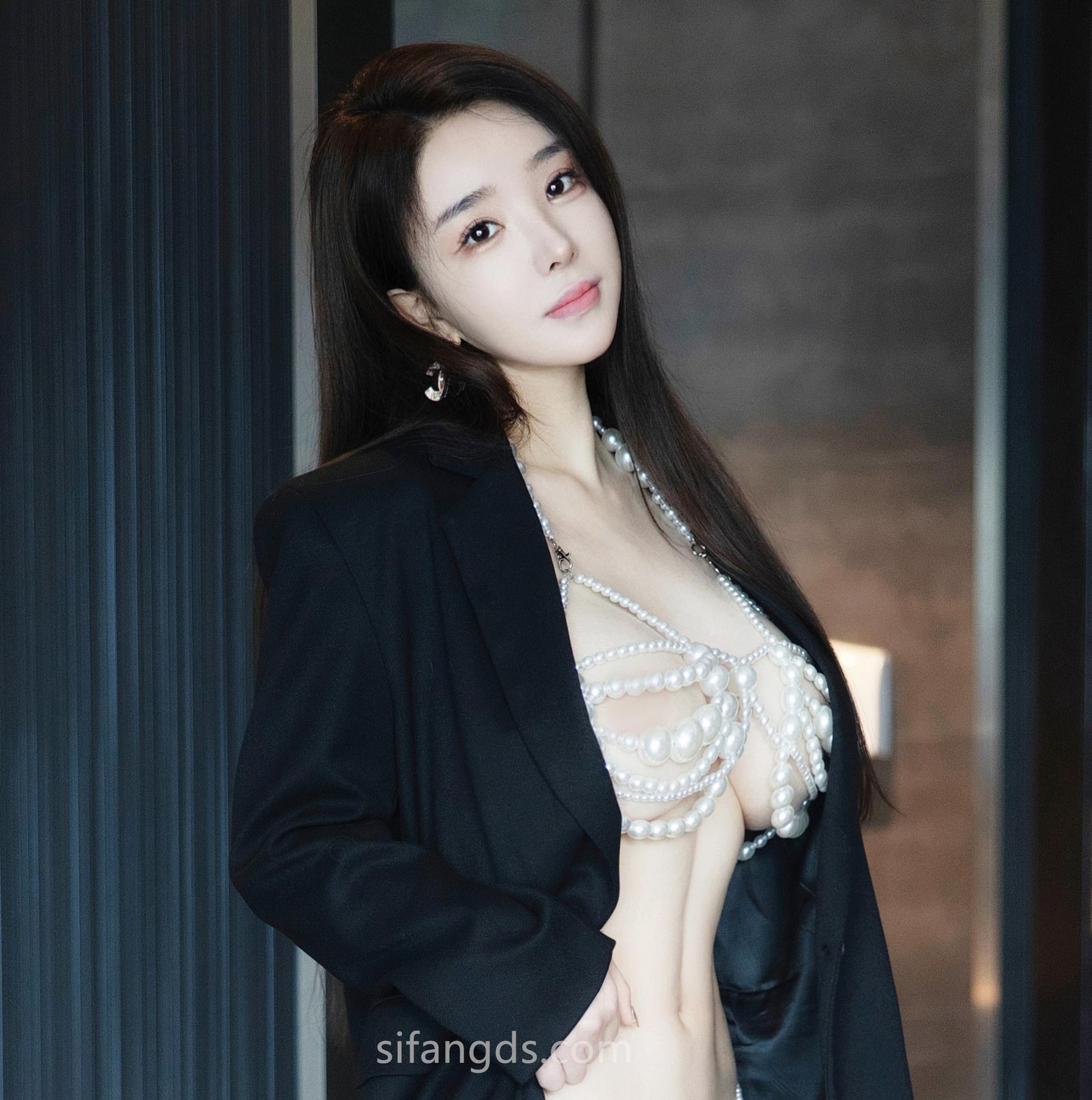 [Người mẫu] Yuerjiang eve - Xiuren R18 nội y ngọc trai 115P2V