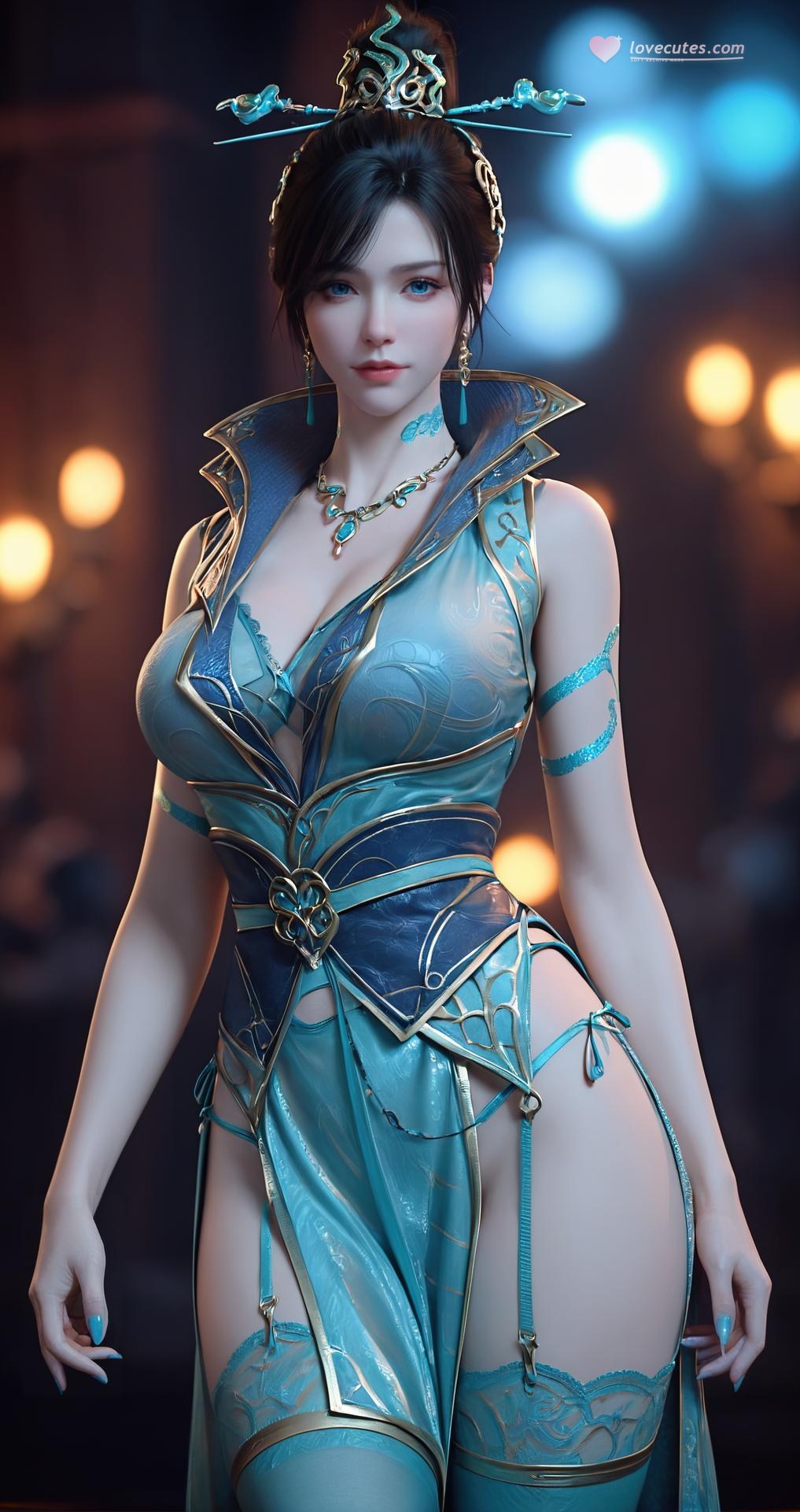 AI Porn - 斗破苍穹 青鳞：青蓝战甲室内交合图集 246P
