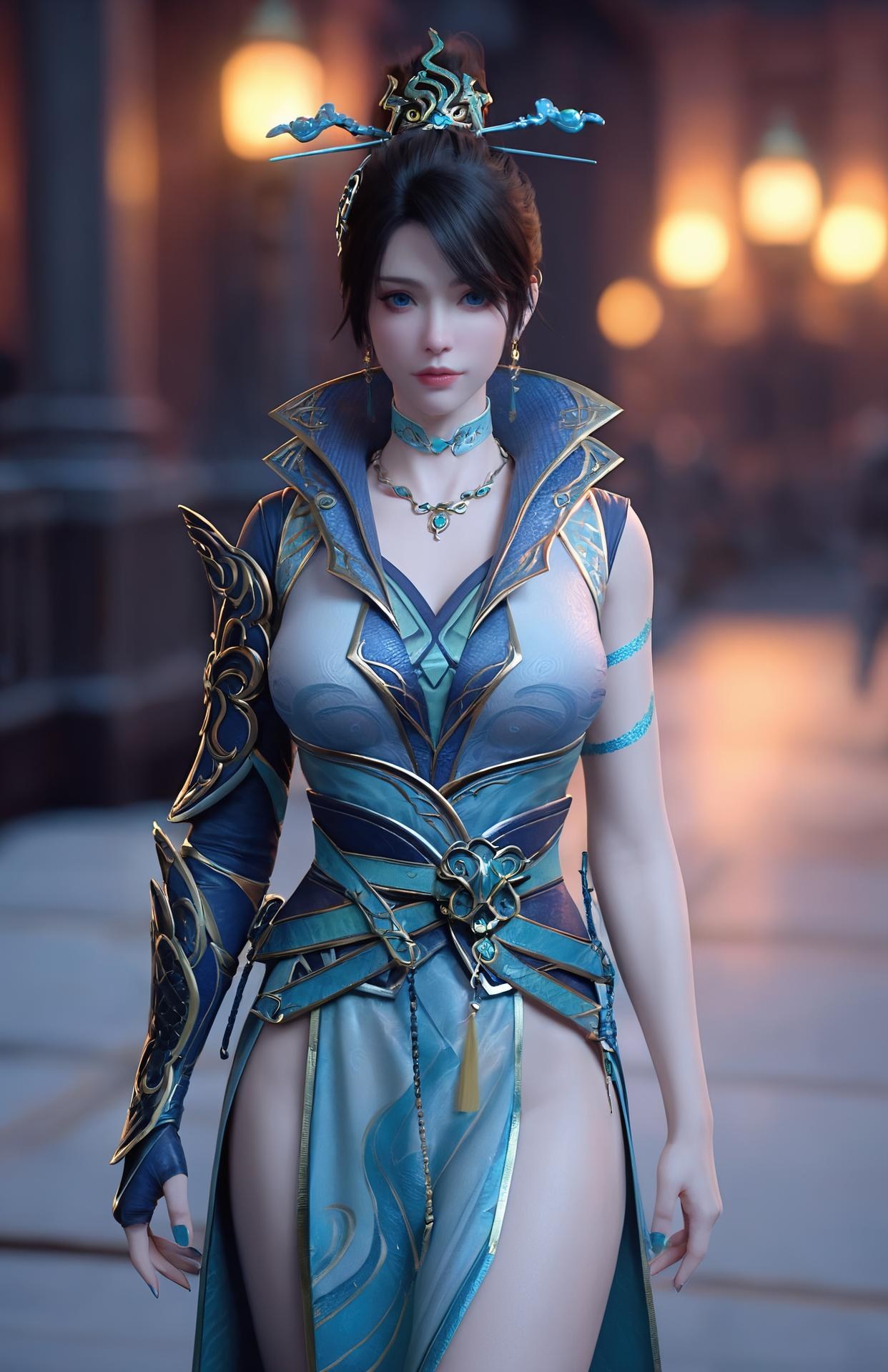 AI Porn - 斗破苍穹 青鳞：青蓝战甲室内交合图集 246P