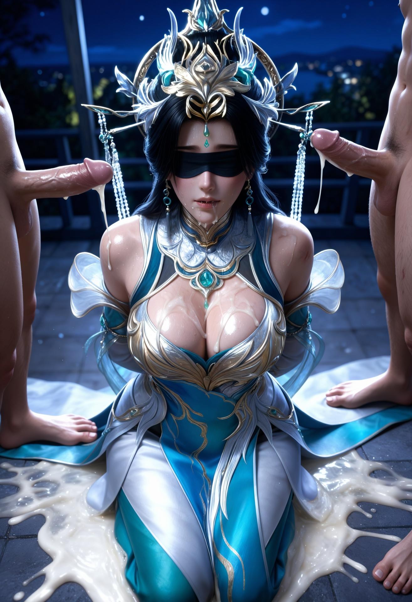AI Porn - Perfect World Liu Shen Blue Gold Palace Sex 186P15V