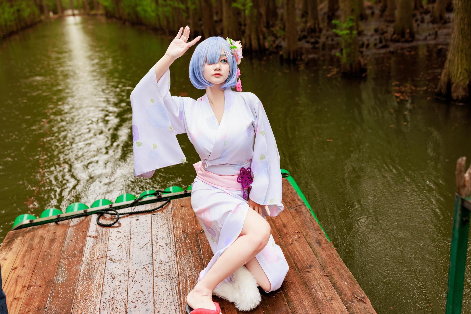 [cosplay] 阿雪雪 - 蕾姆：蕾姆和服私房 寫真 19P